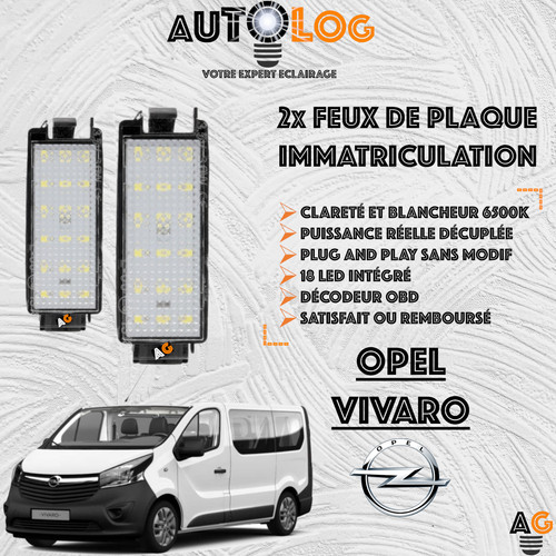 Feux de plaque - 2x,